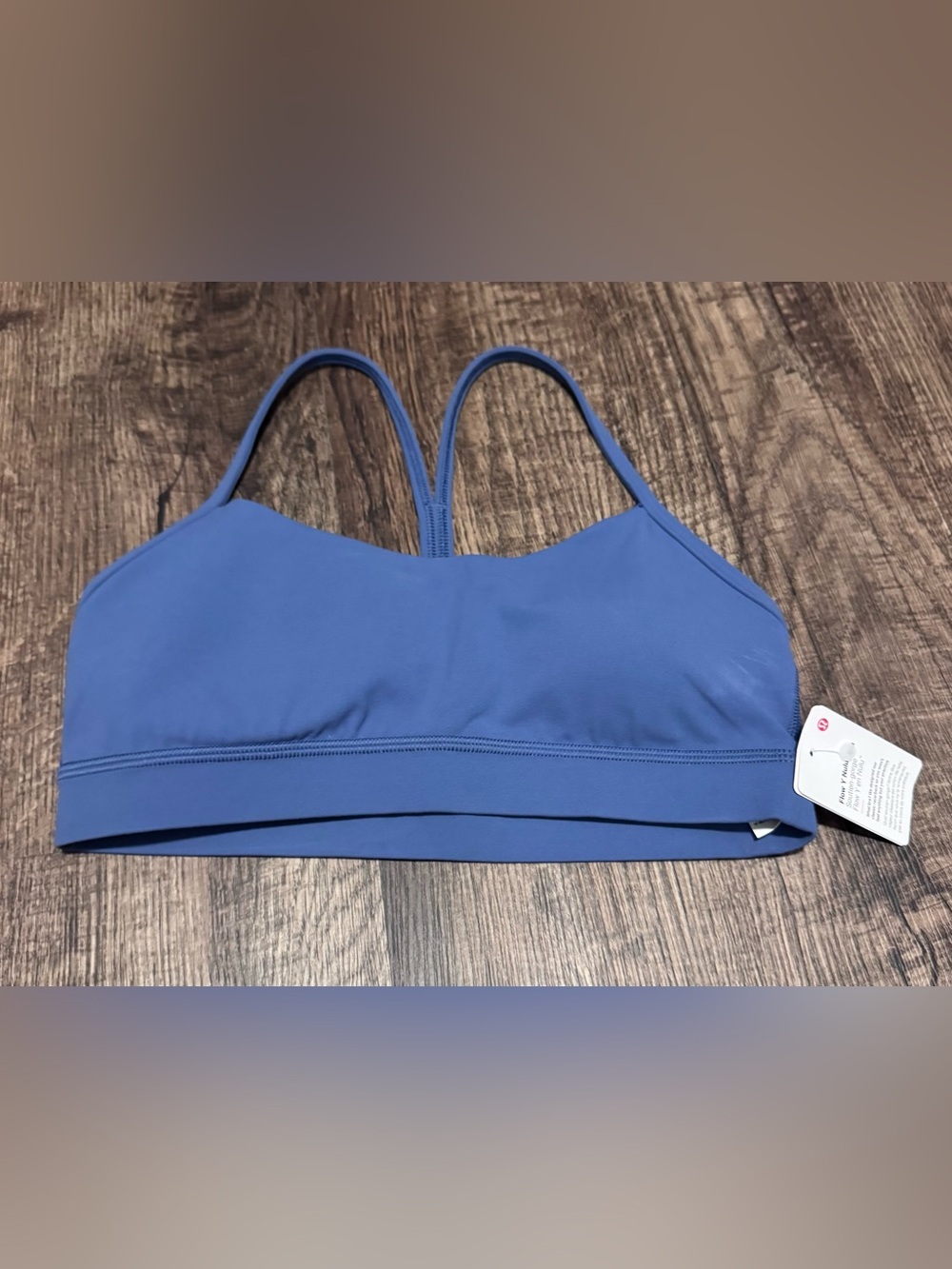 Lululemon Flow Y Bra Nulu Light Support A-C Cups - Brilliant Blue